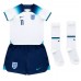 Inglaterra Marcus Rashford #11 Primera Equipación Niños Mundial 2022 Manga Corta (+ Pantalones cortos)